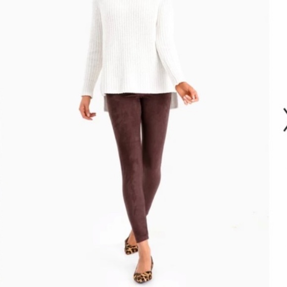 Tuckernuck Pants & Jumpsuits Tuckernuck Reagan Suede Leggings Rich